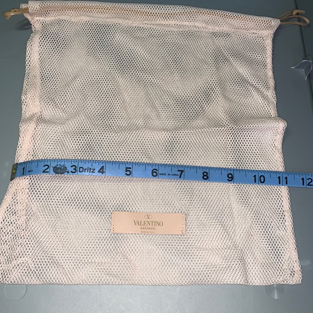 Valentino Garavani Made in Italy Mesh Dusty Pink Dust Bag